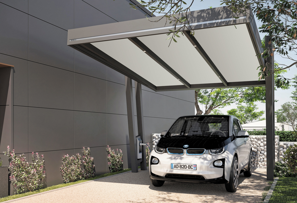 Carport design, abris pour voiture Carbox Outdoor Design Alsace